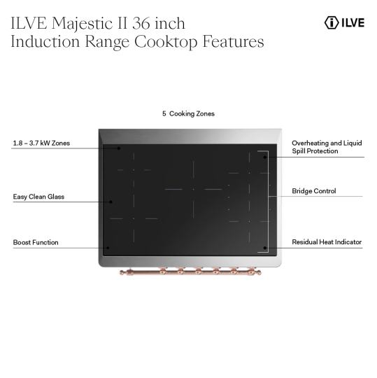UMDI10QNS3AWG - Cooktop features