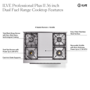 UP36FQMPSS - Cooktop features