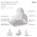 UAM76SS - Hood Features