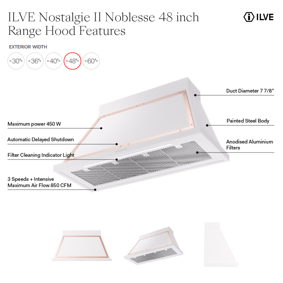 UANB48SSG - Hood Features