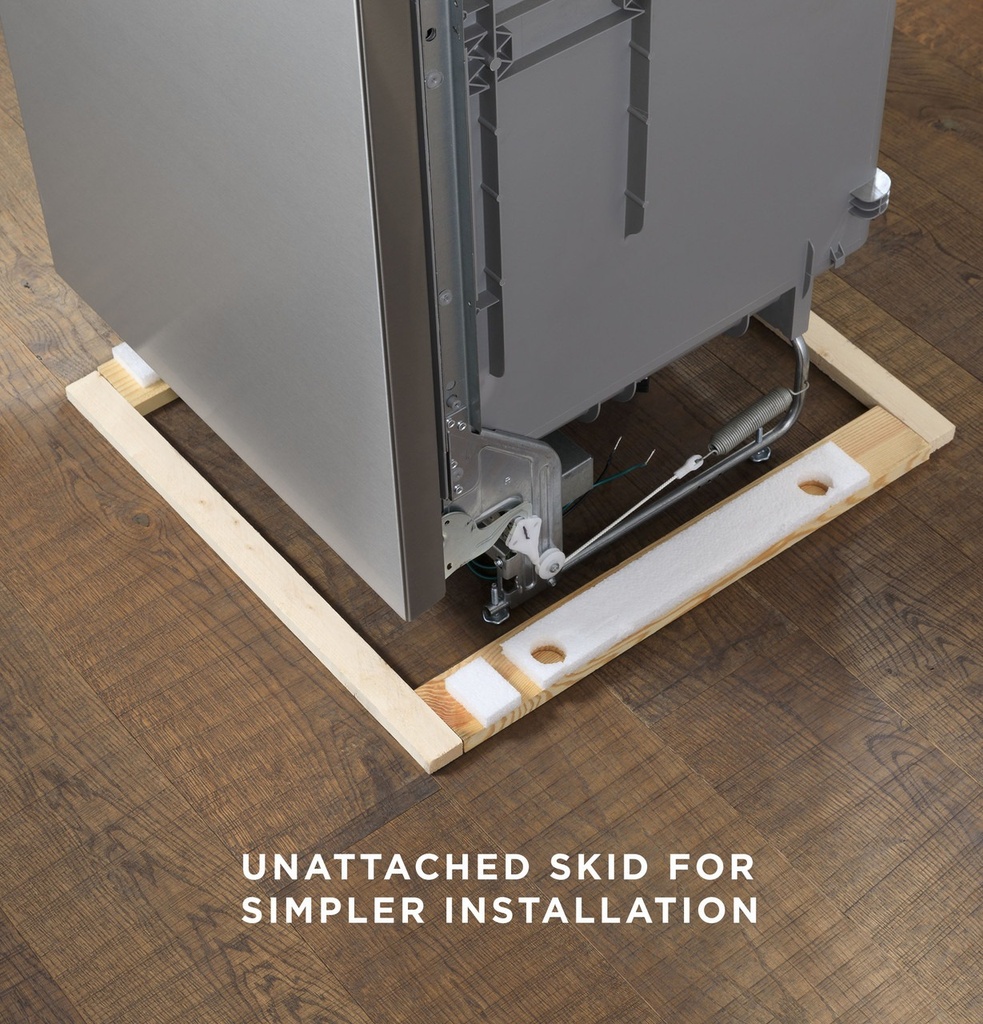 GDF510PGRBB-unattached skid for simpler installation