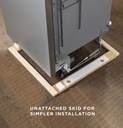 GDF510PGRBB-unattached skid for simpler installation