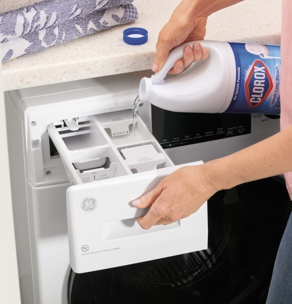GFD14ESSNWW detergent, bleach and fabric softener dispensers