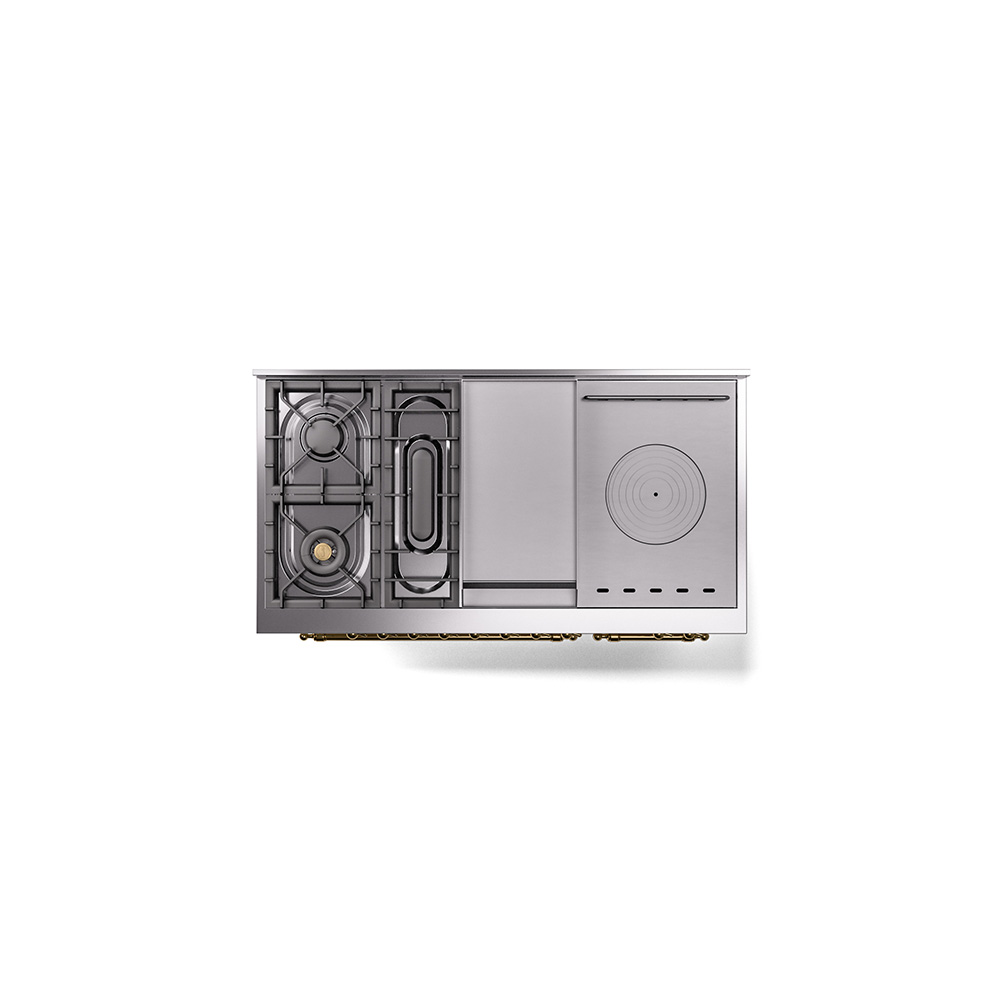 ILVE_UN48FSQNMPAWG_Nostalgie_II_48"_Dual_Fuel_Range_top_view