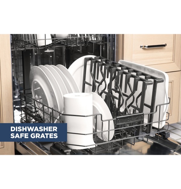 PGB935YPFS heavy duty, dishwasher-safe grates