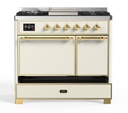 ILVE UMD10F Majestic II 40 inch Dual Fuel Range with 6 Burners, Griddle
