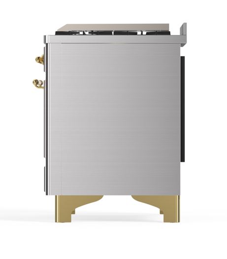 ILVE UMD10F Majestic II 40 inch Dual Fuel Range with 6 Burners, Griddle