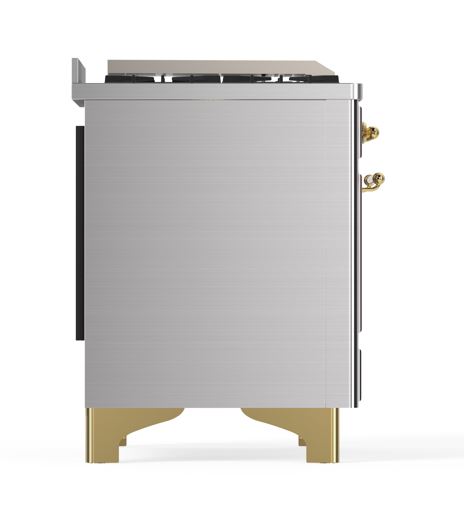 ILVE UMD10F Majestic II 40 inch Dual Fuel Range with 6 Burners, Griddle