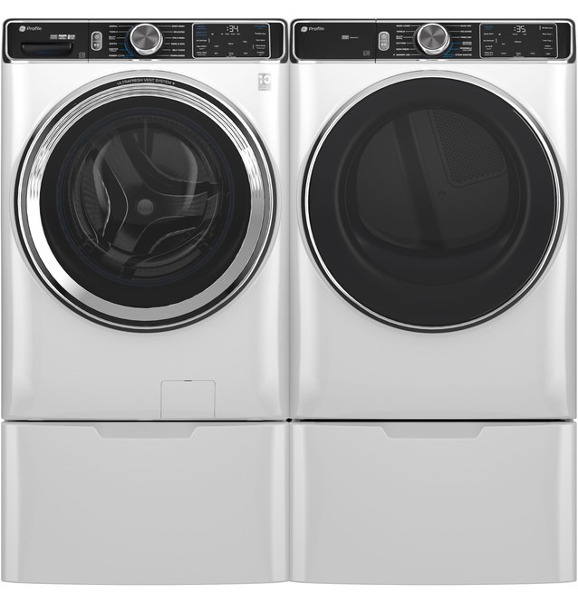 PFW870SSVWW washer and dryer with pedestals