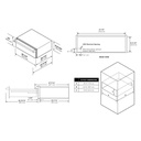 Viking-RVDOE330SS-Dimension View