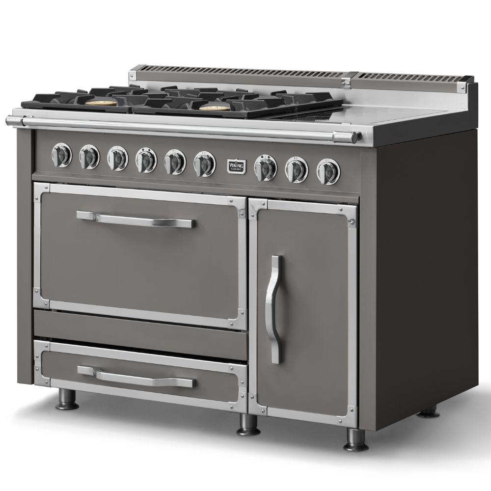 Viking TVDR4814IDG-Side angle view