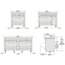 Viking-TVDR6618BDG-Dimension View