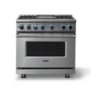 Viking-VDR73624GSS-Knobs With CoolLit LED Backlighting