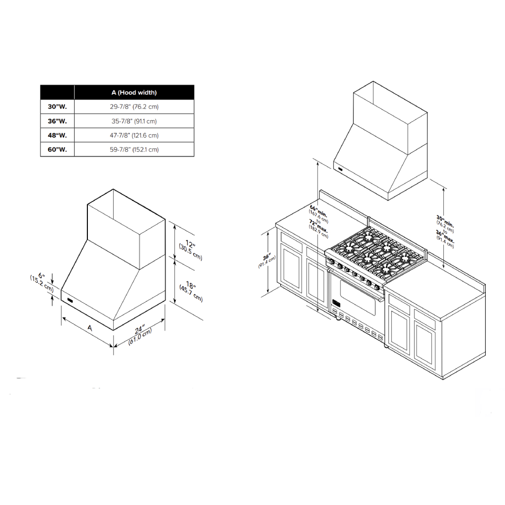 Viking-VWH530481SS-Dimension
