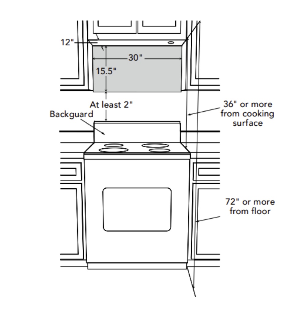 Viking VMOR506SS Dimension
