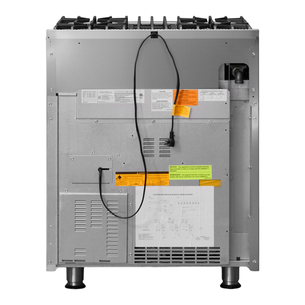 Viking-VGR5304BSS-Rear View