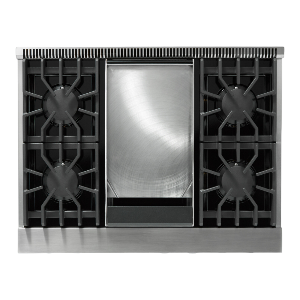 Viking-VGR5364GSS-Top View With Griddle