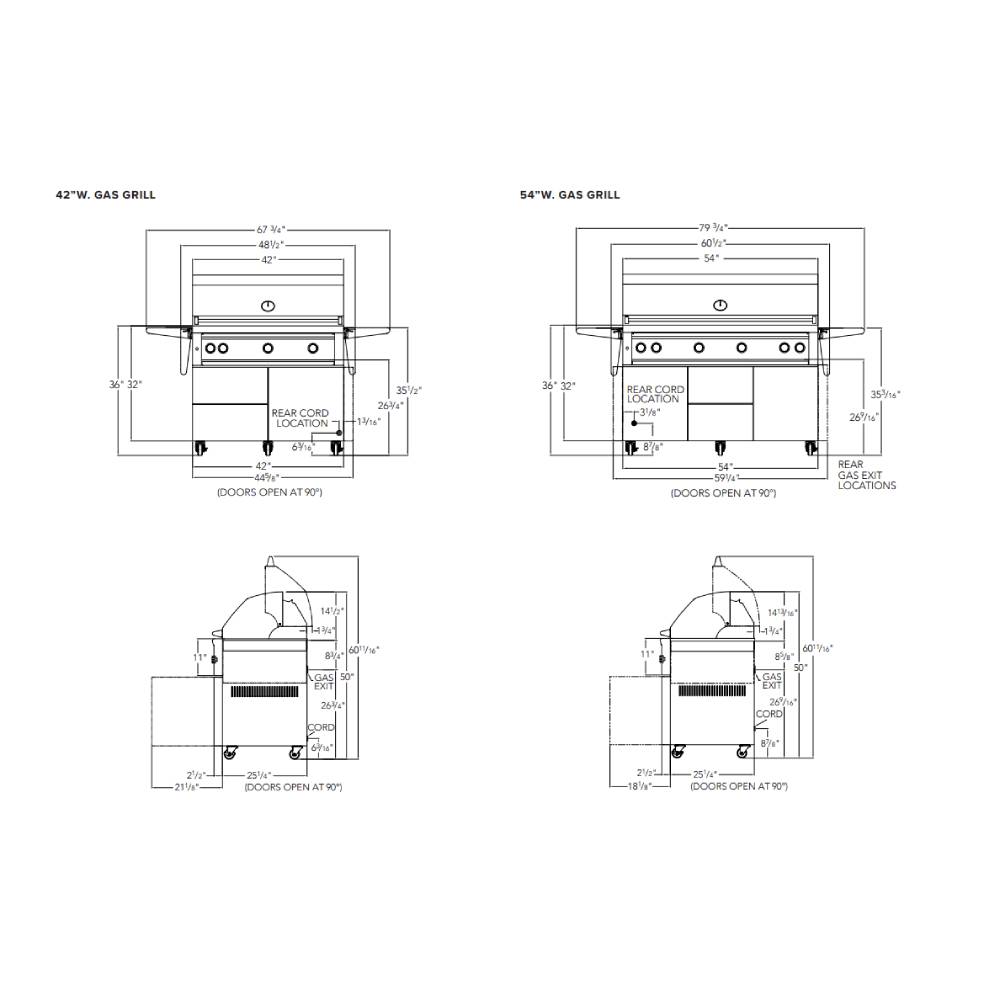 Viking-VQGFS5541NSS-Dimension