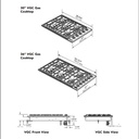 Viking-VGSU53015BSS-Dimension