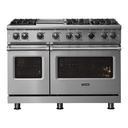 Viking-VGR5486GSS-Front View With Interior Light