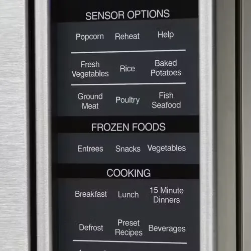 Viking VMOS501SS close up on controls