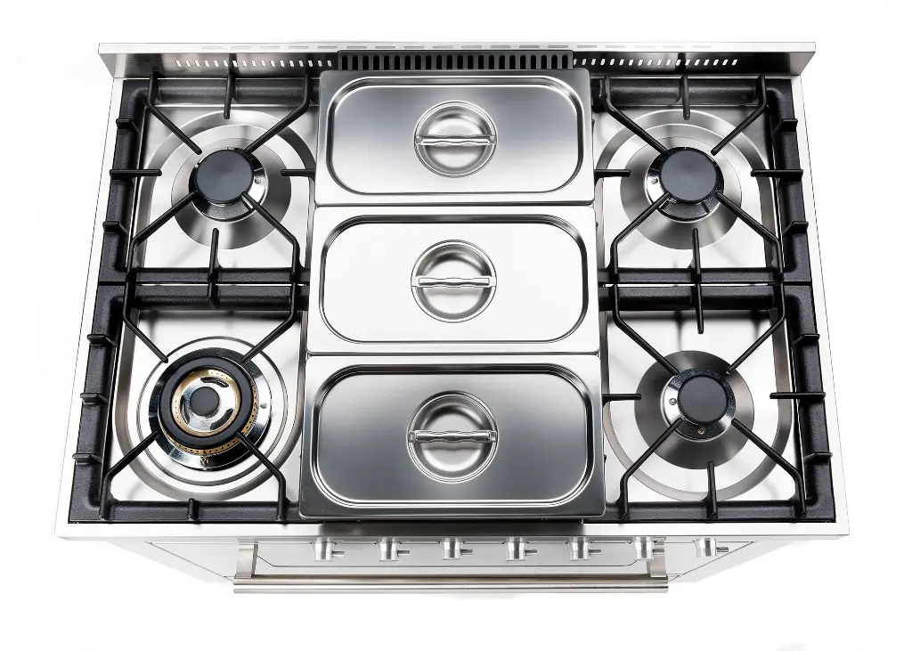 ILVE KG00201 Stainless Steel Bain-Marie (Double Boiler) for Hot Water Bath