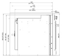 Verona VEBIG30NSS side profile dimensions