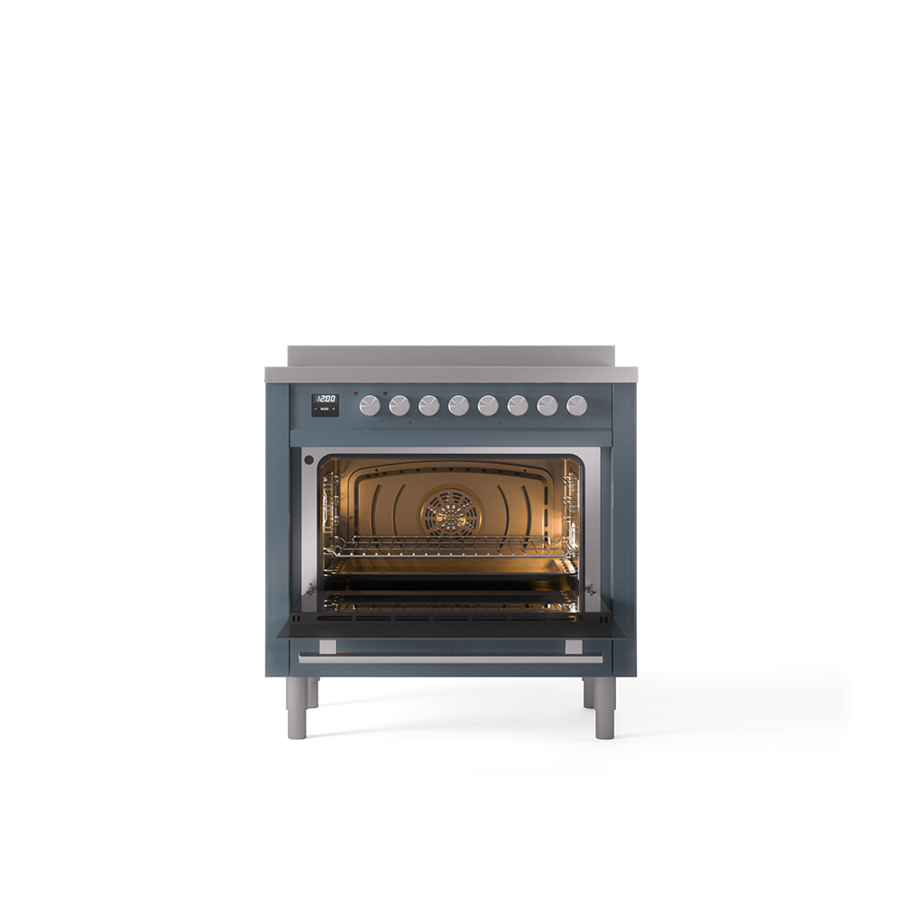 ILVE_UPI366QMPBG_Professional_Plus_II_oven_door_opened