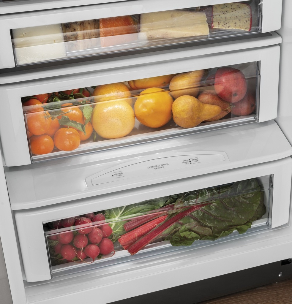 Cafe CSB48WP2NS1 48 inch Smart Built-In Side-by-Side Refrigerator with 29.5 Cu. Ft. Capacity, Showcase LED Lighting and Spillproof Shelves in Stainless Steel
