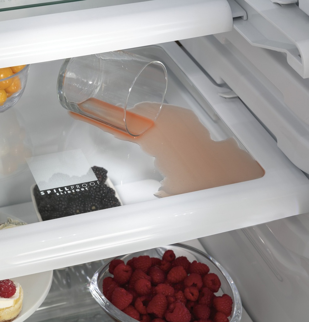 Cafe CSB48WP2NS1 48 inch Smart Built-In Side-by-Side Refrigerator with 29.5 Cu. Ft. Capacity, Showcase LED Lighting and Spillproof Shelves in Stainless Steel