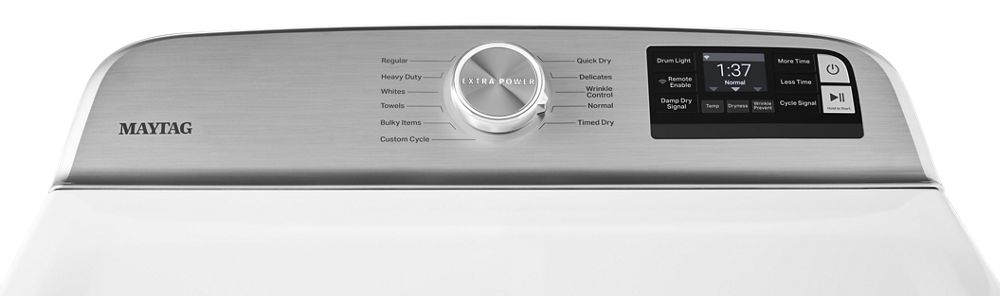 Maytag-MED6230HW-controls