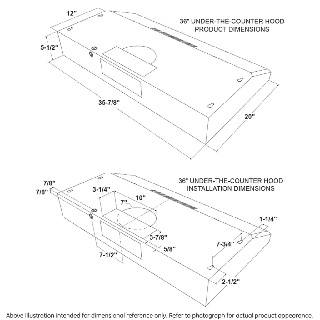 PVX7360SJSS dimensions