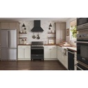 Viking-RVFFR336SS-Complete Kitchen View Along With Fridge