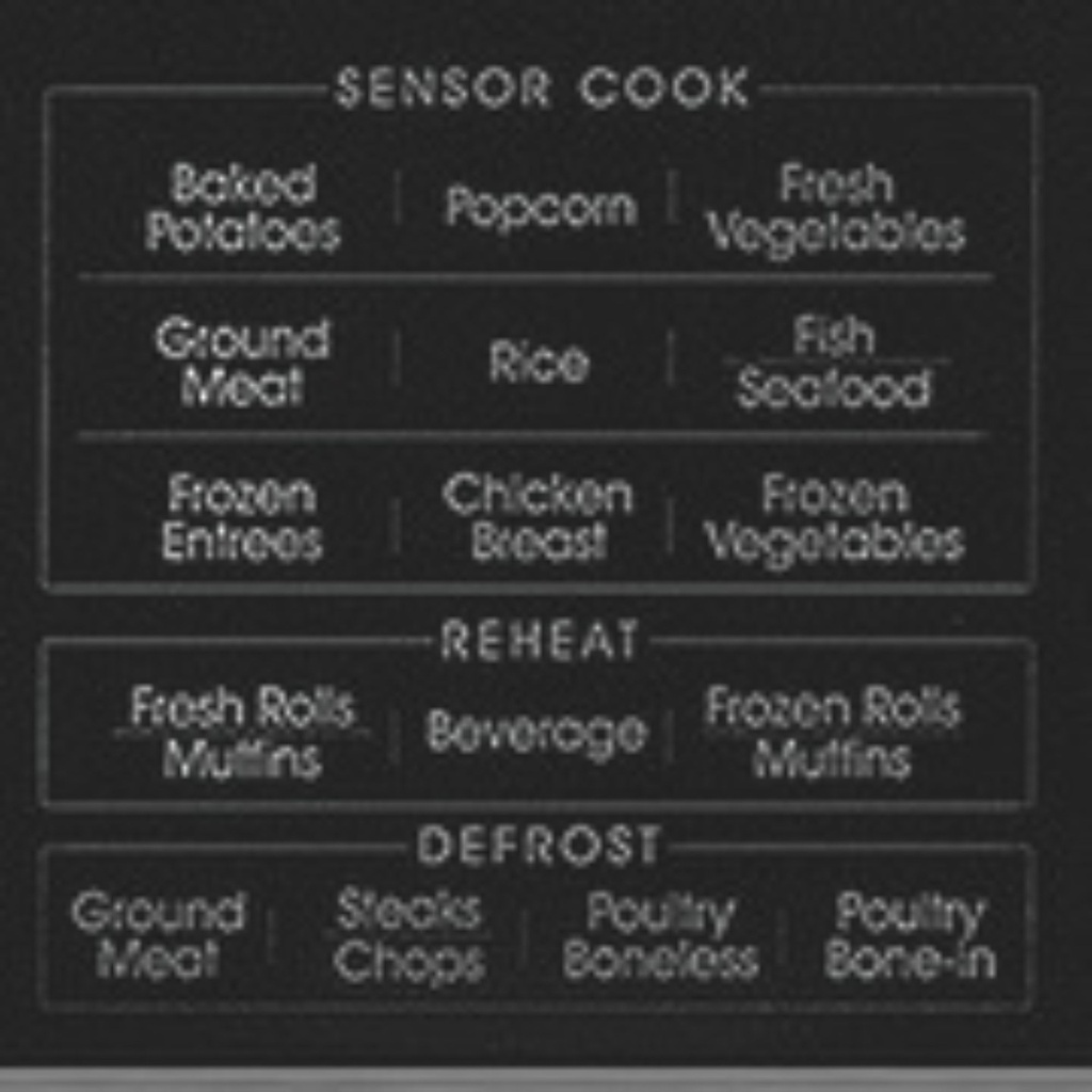 Viking-RVM320SS-13 Food Specific Settings