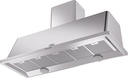 ILVE UAM150SS Majestic 60" Range Hood, bottom angled view