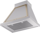 ILVE UANB30SSG Nostalgie Noblesse 30" Range Hood, bottom angled view