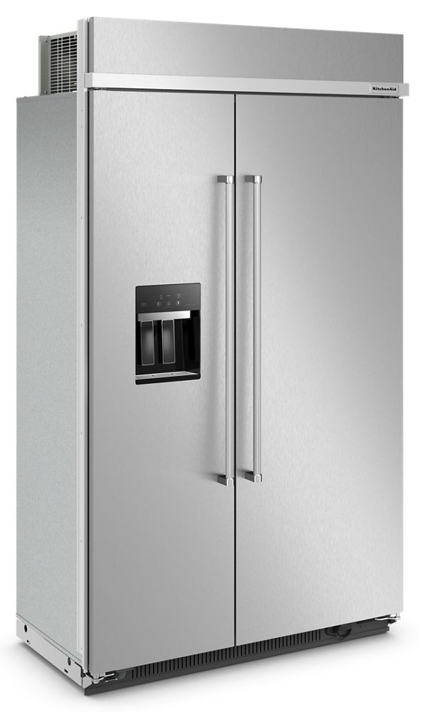 Kitchenaid-KBSD708MSS-Silver Refrigerator with Dispenser