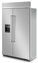 Kitchenaid-KBSD708MSS-slightly angled Silver Refrigerator