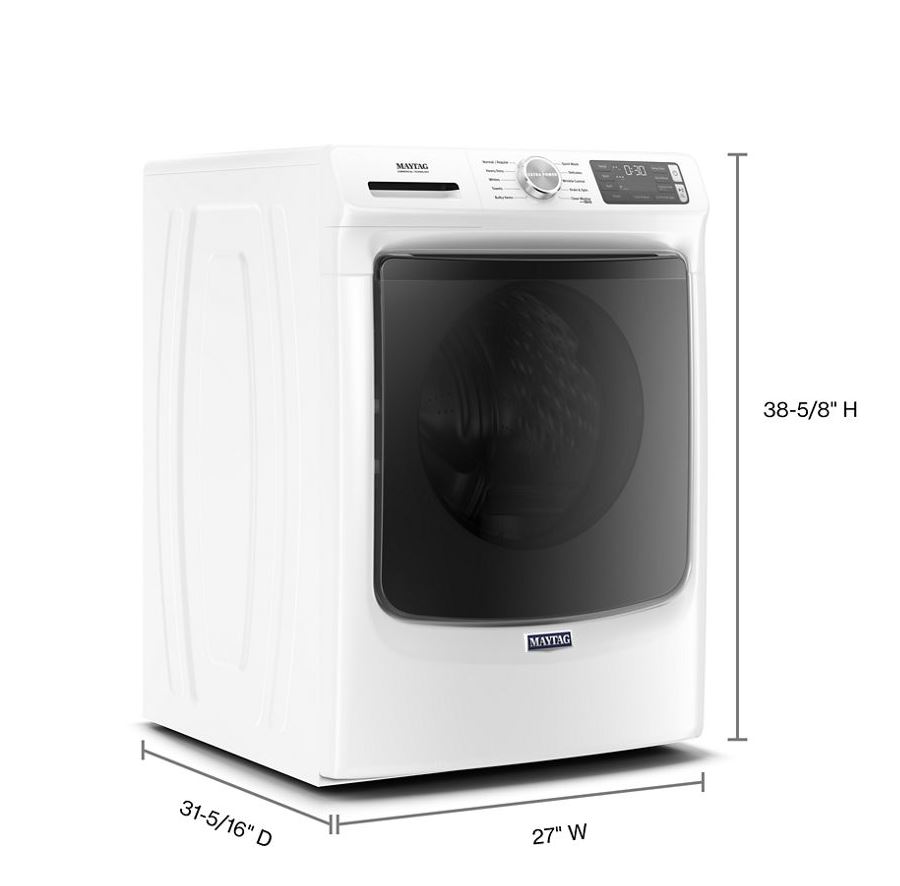 Maytag-MHW5630HW-dimension view