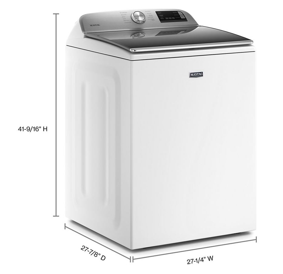 MVW6230RHW dimensions