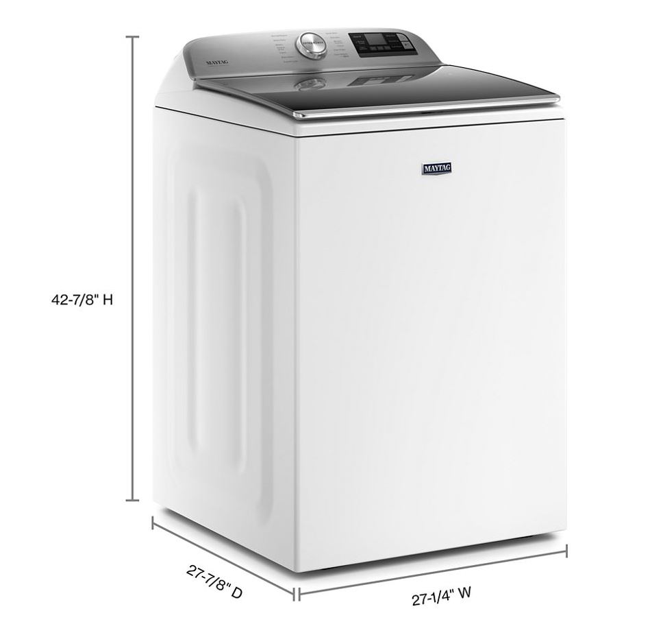 Maytag-MVW7230HW-dimension view