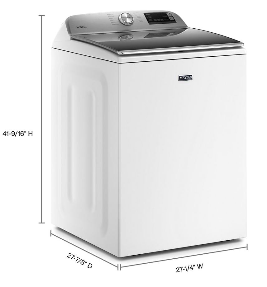Maytag-MVW6230HW-dimension view