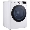 LG DLEX4000 27" Front Load Electric Steam Vented Dryer with 7.4 cu. ft. Capacity, Smart Wi-Fi Enabled, 12 Dryer Programs, Adjustable Legs, ThinQ Care™, SmartDiagnosis™