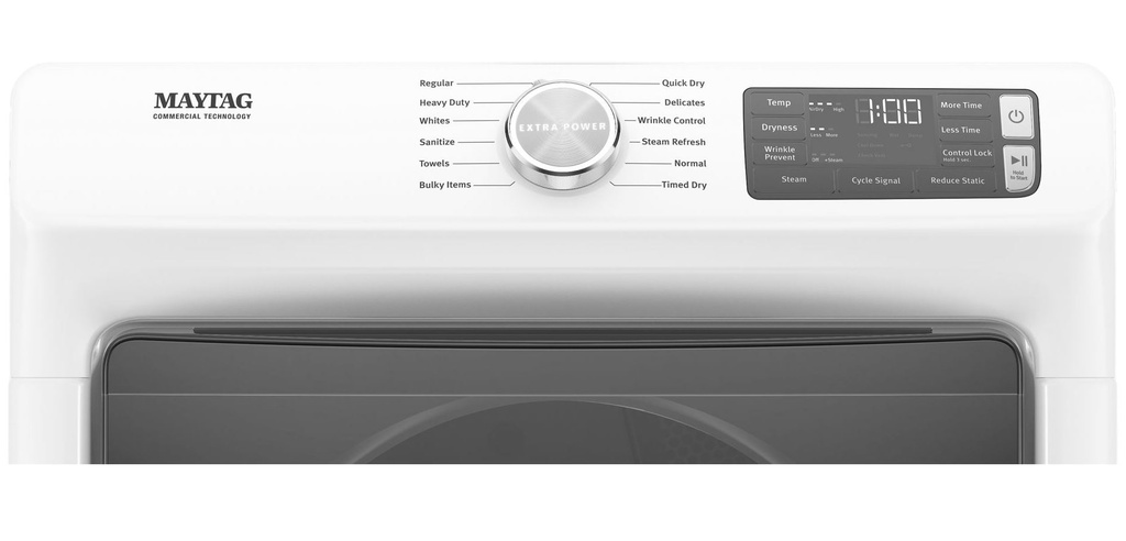 Maytag-MGD6630HW-controls