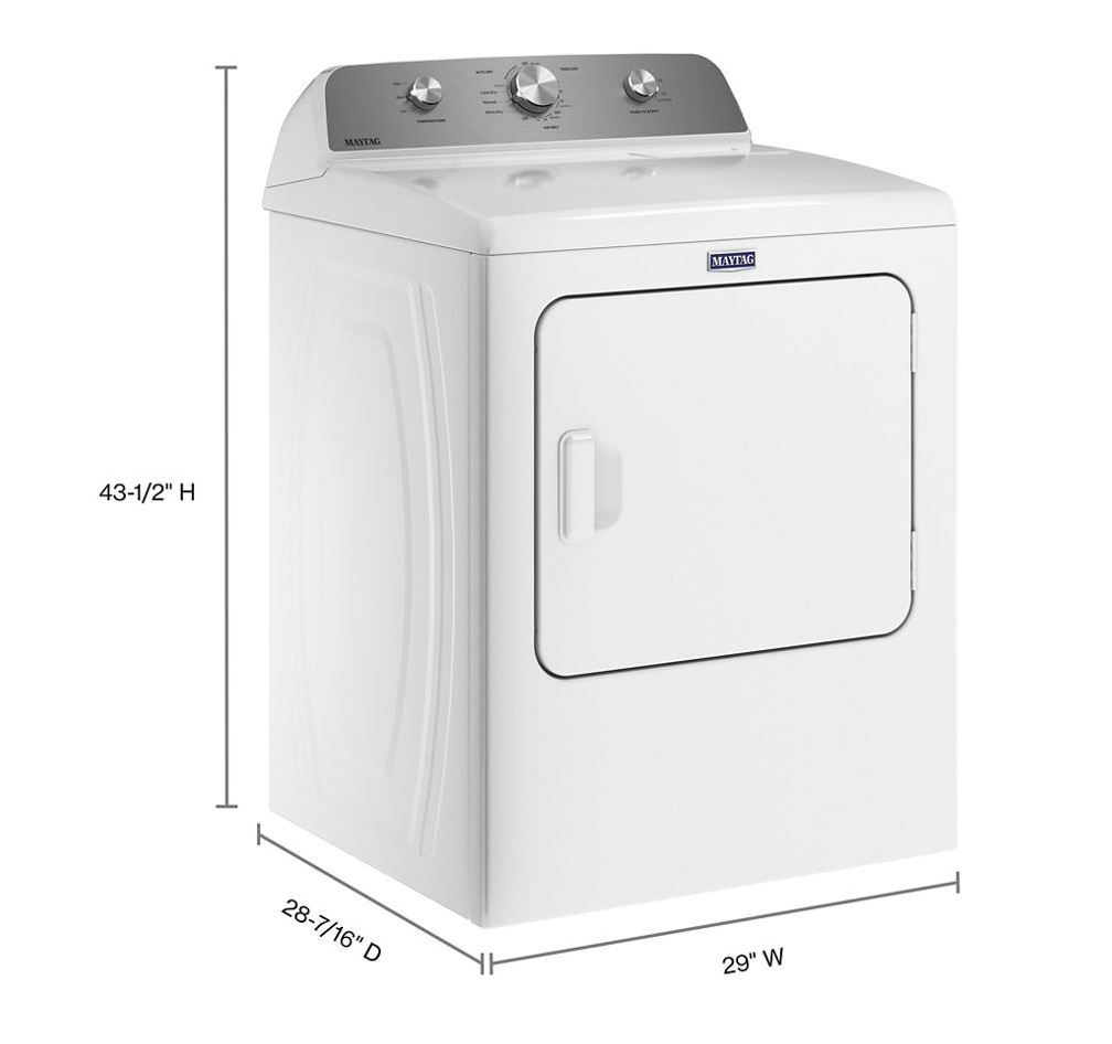 Maytag-MGD4500MW-dimensions
