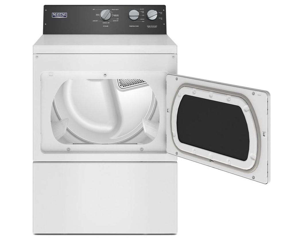 Maytag-MEDP586KW-open view
