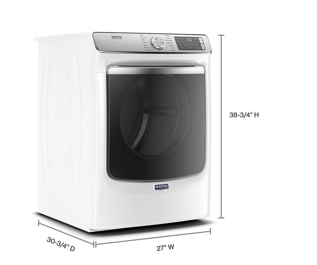 MED8630HW dimensions