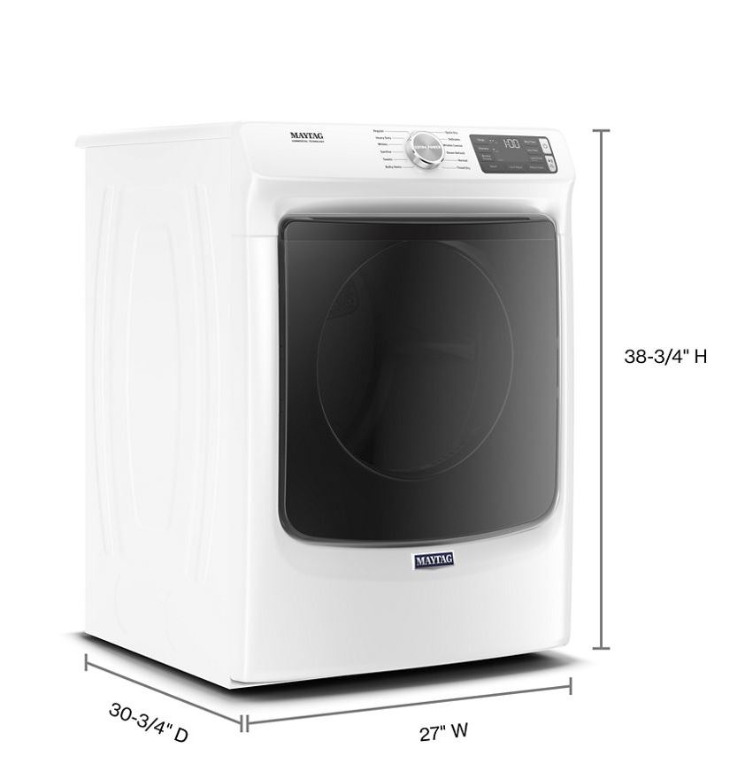 Maytag-MED6630HW-dimensions