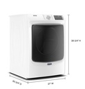 Maytag-MED6630HW-dimensions
