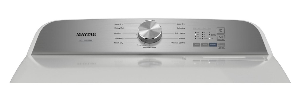 Maytag-MED6500MW-control view
